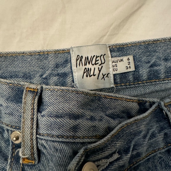 Princess Polly asymmetrical jeans - Picture 4 of 5